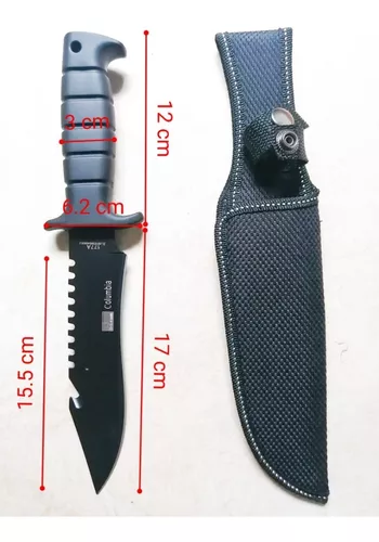 Cuchillo Supervivencia Táctico Camping Pesca Con Estuche RF JF-58 –