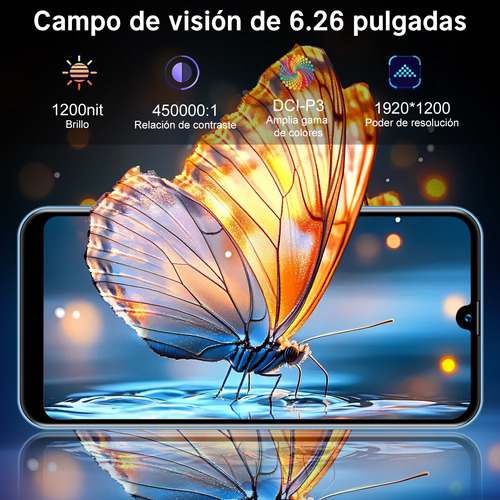 White Shark Smartphone S24 Teléfono Sim Dual Android 12.0 Batería 4500mah 5.99 Pulgadas 32gb Ram 3gb Rom Hd 13mp Doble Camara Smartphone