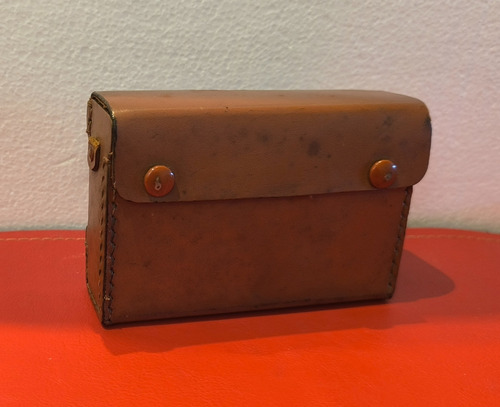 Spica, Antigua Radio Vintage Funcionando Funda De Cuero (Usado)