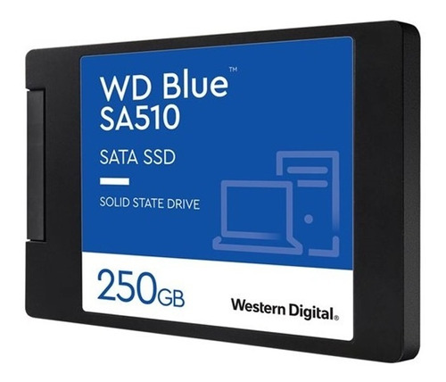 Disco Sólido 2.5'' Wd Blue Sa510 250gb Sata 6gb/s 7mm