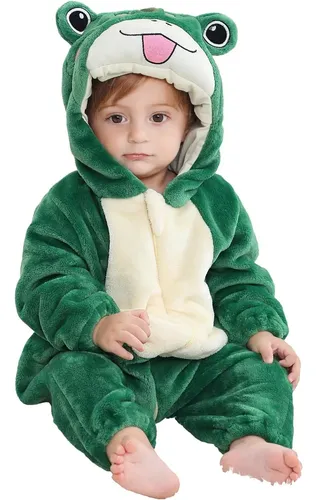 Pijama Bebé Invierno De Franela - Mono Con Capucha Y Pies Para Recién Nacidos Y Niños De 0 A 12 Meses, Ideal Para Niña Y Niño