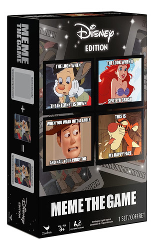 Spin Master Games Meme The Game, Disney Version Funny Cards
