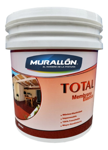 Membrana Liquida Techo Impermeable 10 Kg Teja Murallon 