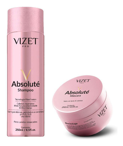 Kit Home Care Absolute Vizet Profissional