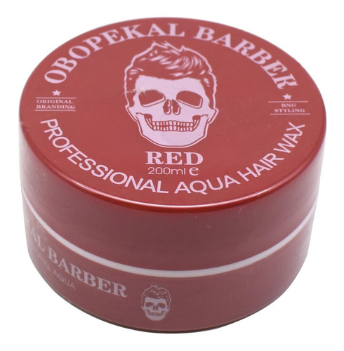 12 Cera Gel Aqua Hair Wax 200ml - Negra 0 Roja Obopekal