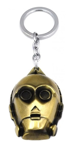 Llavero De Metal - C3p0 Star Wars * *