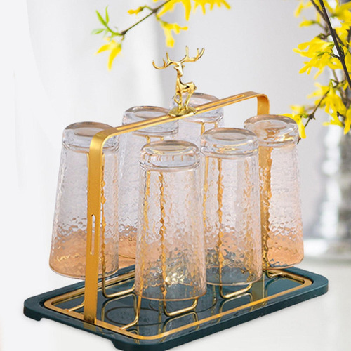 Estante De Secado De Vasos De Vidrio, Drenaje De Botellas