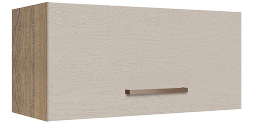 Armário Aéreo 70 Cm 1 Porta Basculante Rc Agata Madesa Cor Rustic/Crema