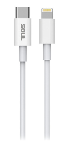 Cable De Datos Soul Tipo C Para iPhone 1 Metro Carga Rapida