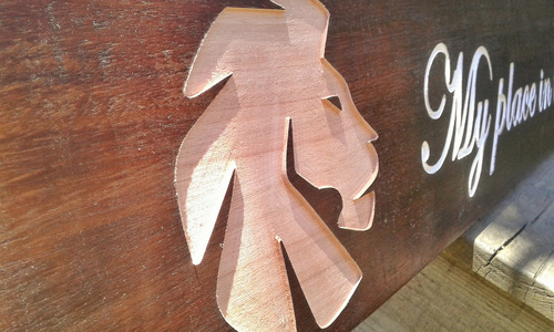 Carteles De Madera Tallados (diseño De Letras Y Logos)