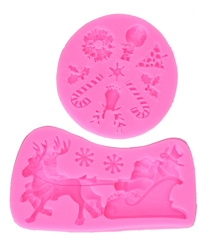 Moldes De Silicona Para Chocolate, 2 Unidades, Antiadherente