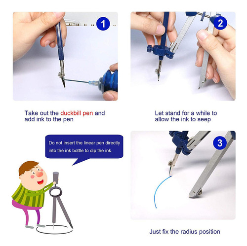7x Primavera Dibujo Brújula Matemática Geometría Círculo