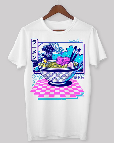 Remera Ramen, Aesthetic Vaporwave