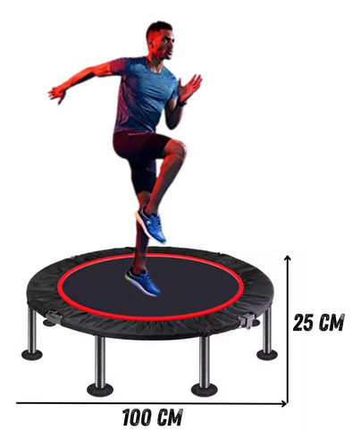 Mini Tramp Deportivo Cama Elastica Plegable C/cubre Resortes