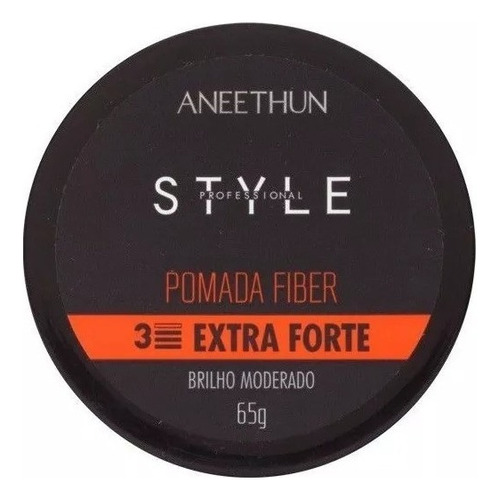 Pomada Pra Cabelo Aneethun Fiber Extra Forte Rápido