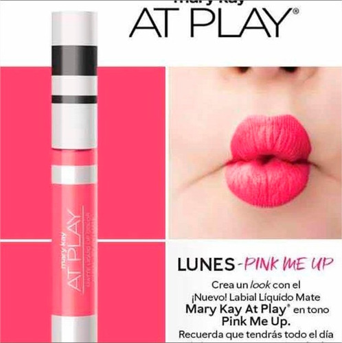 Labial Liquido Mata Mary Kay At Play Pink Me Up, 6.5g Dekor