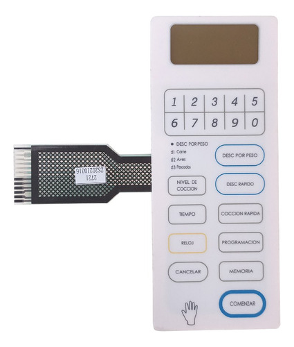 Panel Membrana De Microondas P/ Top House Wp700aj17