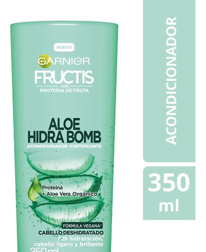 Imagen 1 de 5 de Acondicionador Aloe Hidra Bomb 350ml Fructis