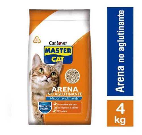 Arena Sanitaria Dry Master Cat 4kg(1 Saco)super