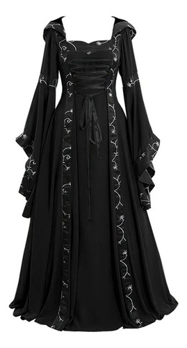 Disfraz De Disfraz De Vampiro Medieval Para Mujer