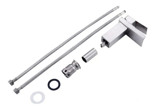 Llave Monomando Lavamanos Cascada Cromada Ht81566c