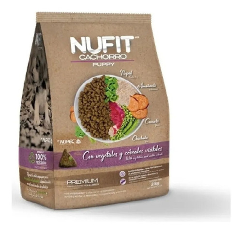 Imagen 1 de 1 de Alimento Nufit Para Perro Cachorro 20kg
