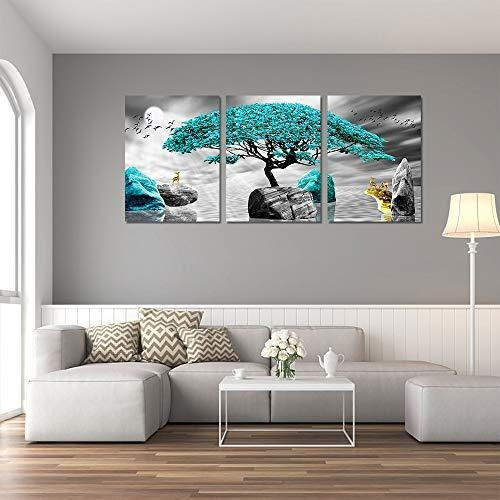 Imagen 2 de 7 de Pintura De Lienzo Para Pared Para Sala De Estar, Baño, Decor
