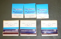 Comprar Vintage Aerolineas Argentinas 6 Cajas De Fosforos