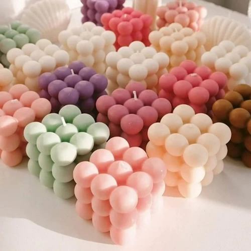 Molde Cubo De Esferas Para Velas, Resina, Repostería.