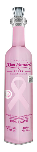 Tequila Don Ramón Punta Diamante Plata Ed. Cáncer De Mama