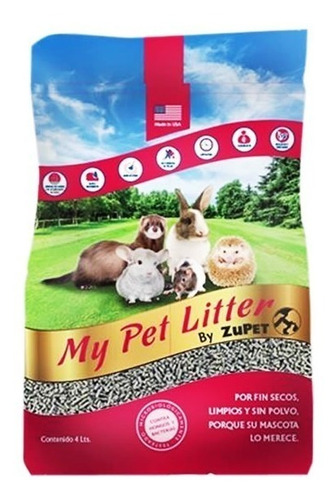 Sustrato De Papel My Pet Litter 4lt.