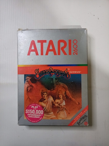 Swordquest Earthword Atari 2600 Original En Caja Raro