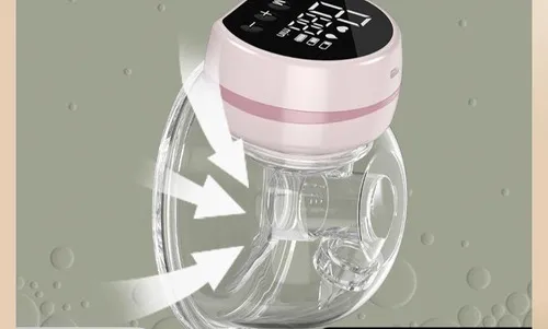 Imagen 2 de 5 de Extractor De Leche Eléctrico Portátil Silencioso Manos Libre
