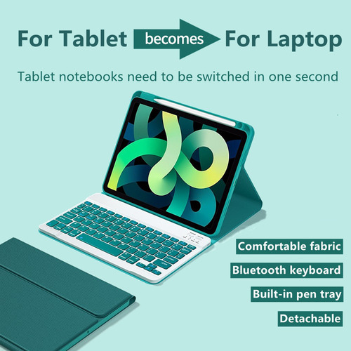 Imagen 2 de 8 de Funda Con Teclado Y Ratón Para Xiaomi Mi Pad 5 Pro 11 Inch