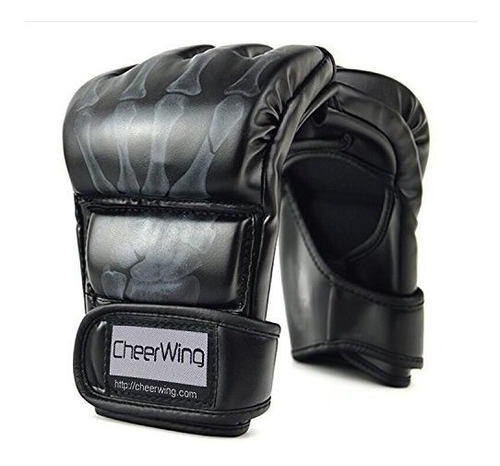 Guantes Sin Dedos Para Boxeo Mma Cheerwing.