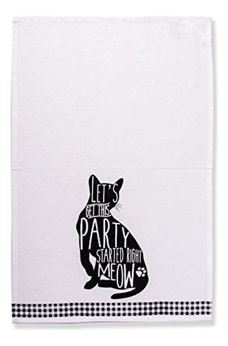 Dii Algodón Decorativo Pet Lover Dish Toalla 18 X 28 Juego D