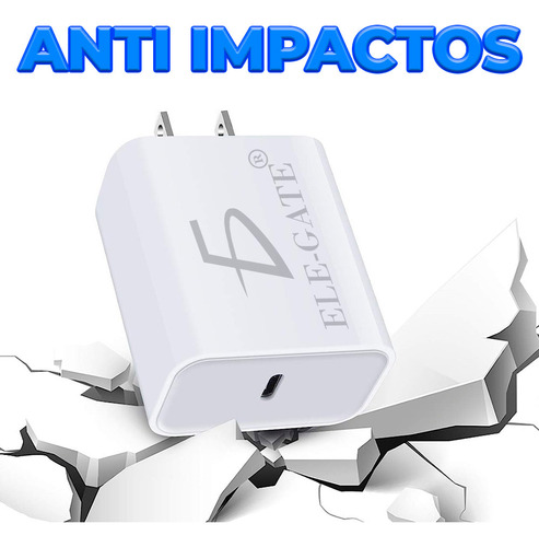 Cargador Portatil Tipo C Carga Rápida Compatible 30w T4337 Color Blanco