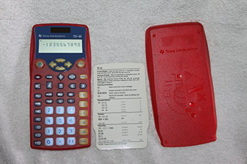 Texas Instruments Ti-10 elemental Calculadora Solar Con Tapa