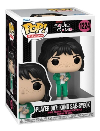 Funko Pop El Juego Del Calamar Player 067: Kang Sae-byeok
