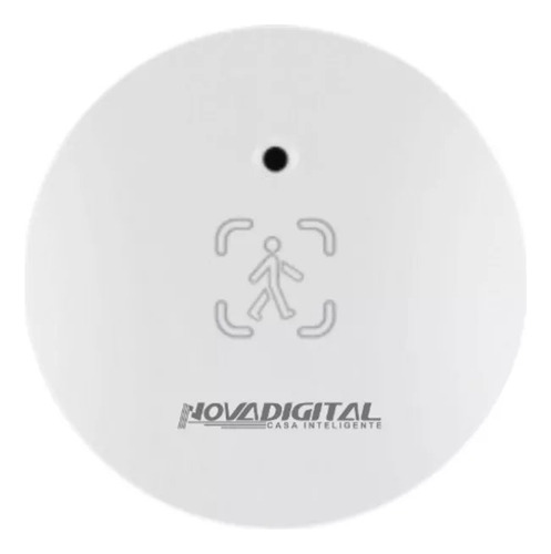 Sensor De Presença Humana Luminosidade Mmwave Parede Zigbee