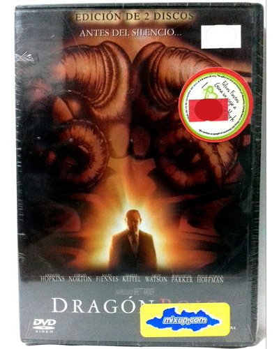 Dragón Rojo Anthony Hopkins Dvd Nuevo Edición 2 Discos