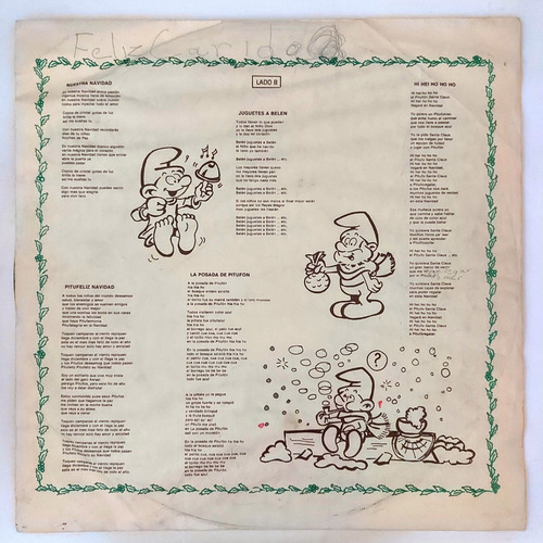 Los Pitufos - Navidad En El Pais De Los Pitufos Lp