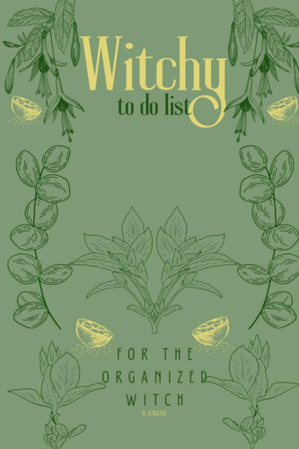 Libro: Witchy To Do List Green: Lista De Tareas Para Brujas 