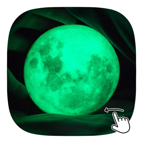 Vinilico Decorativo Infantil Luna Fluorescente 20cm Glow