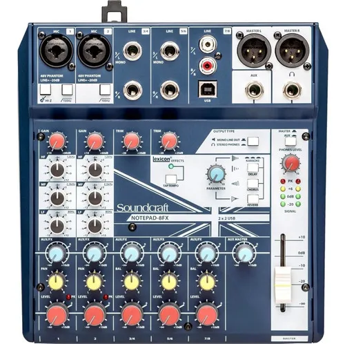 Consola Soundcraft Notepad 8