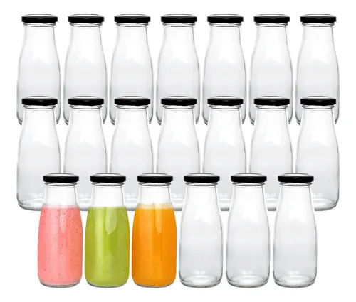 comprar Botellas De Vidrio Qappda Botellas De Leche De Vidrio Transp
