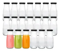 Comprar Botellas De Vidrio Qappda Botellas De Leche De Vidrio Transp