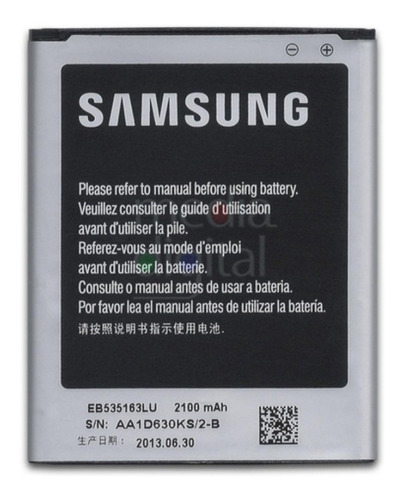 Batería Pila Para Teléfono Samsung Eb535163lu 2100mah