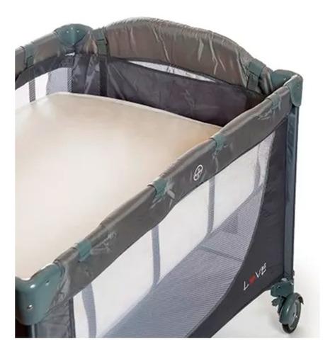 Practicuna Cuna Corralito De Viaje Plegable Cambiador 840 Beige Star