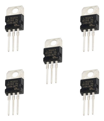 Regulador De Voltaje L7815 7815 15v Positivo, 1 Pza.